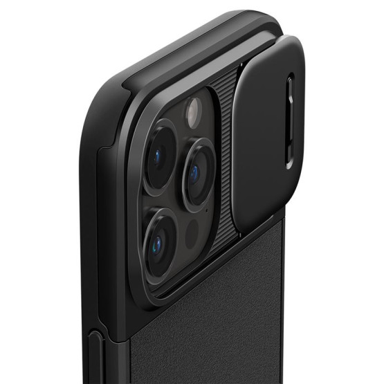 Гръб Spigen Optik Armor MagSafe за iPhone 15 Pro Max -Черен