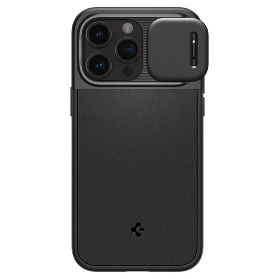 Гръб Spigen Optik Armor MagSafe за iPhone 15 Pro Max -Черен