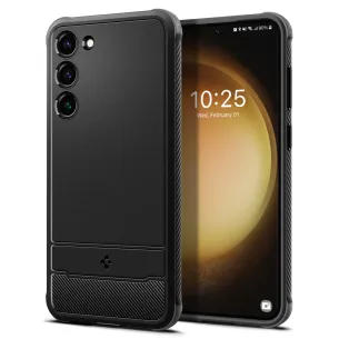 Гръб Spigen Rugged Armor за Samsung Galaxy S23 Plus - Черен
