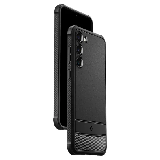 Гръб Spigen Rugged Armor за Samsung Galaxy S23 Plus - Черен