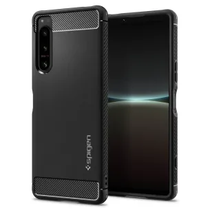 Гръб Spigen Rugged Armor за Sony Xperia 5 IV - Черен