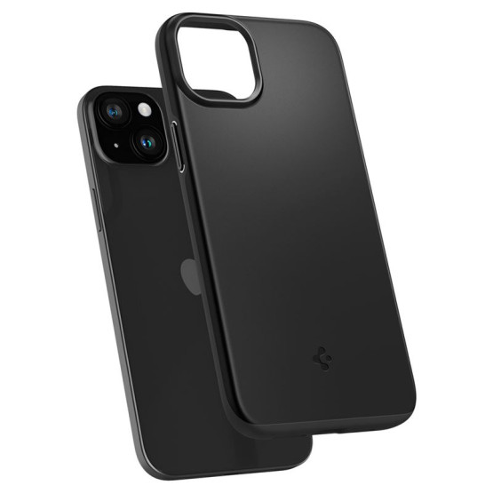Гръб Spigen Thin Fit за iPhone 15 Plus - Черен