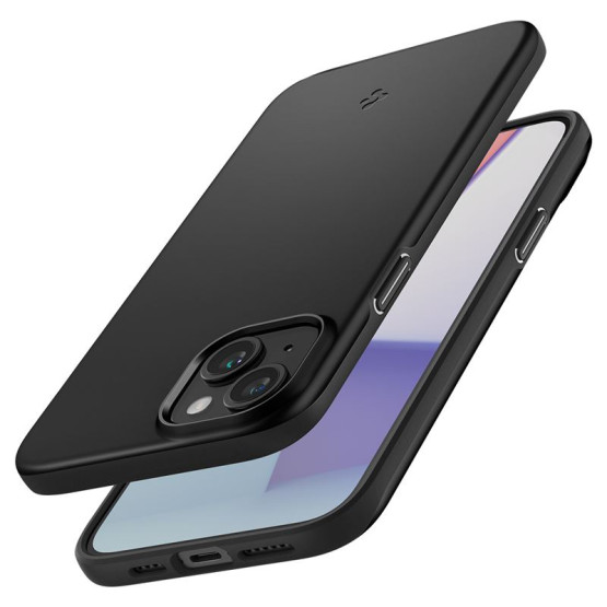 Гръб Spigen Thin Fit за iPhone 15 Plus - Черен