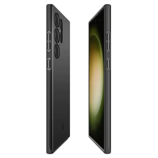Гръб Spigen Thin Fit за Samsung Galaxy S23 Ultra - Черен