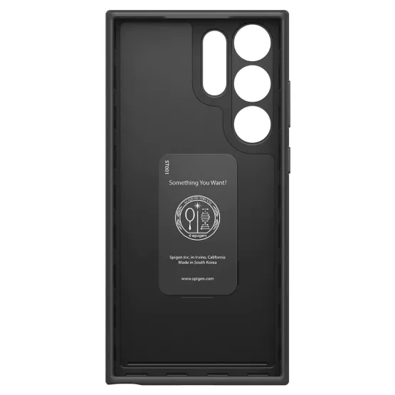 Гръб Spigen Thin Fit за Samsung Galaxy S23 Ultra - Черен