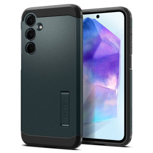 Гръб Spigen Tough Armor за Samsung Galaxy A55 - Зелен