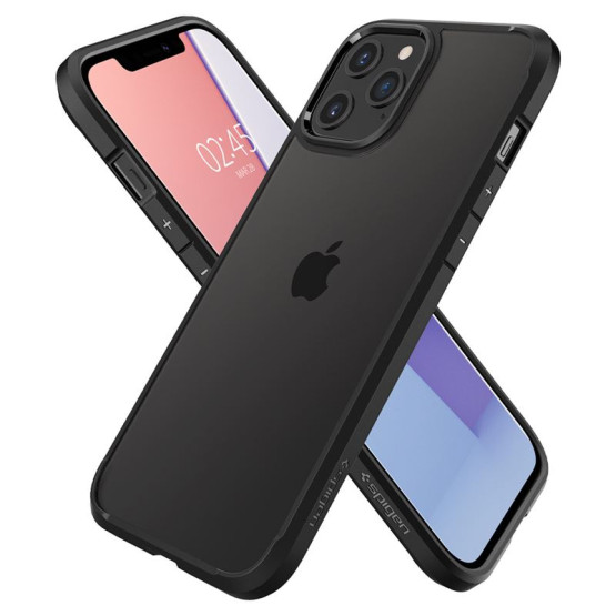 Гръб Spigen Ultra Hybrid, black за iPhone 12 Pro Max - Черен