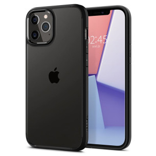 Гръб Spigen Ultra Hybrid, black за iPhone 12 Pro Max - Черен