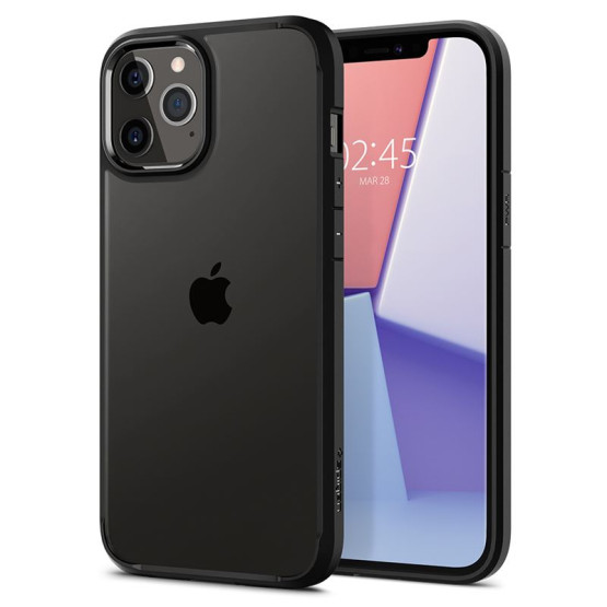 Гръб Spigen Ultra Hybrid, black за iPhone 12 Pro Max - Черен