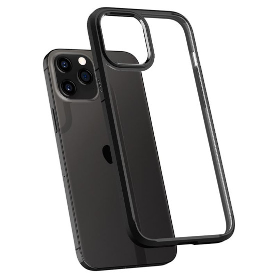 Гръб Spigen Ultra Hybrid, black за iPhone 12 Pro Max - Черен