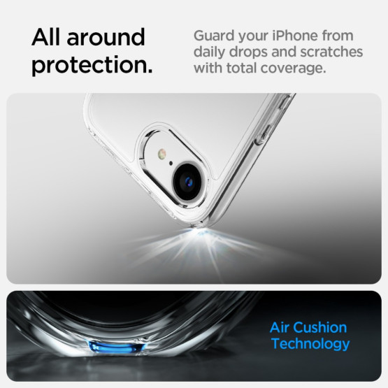 Гръб Spigen за iPhone 16E ,Ultra Hybrid, Прозрачен