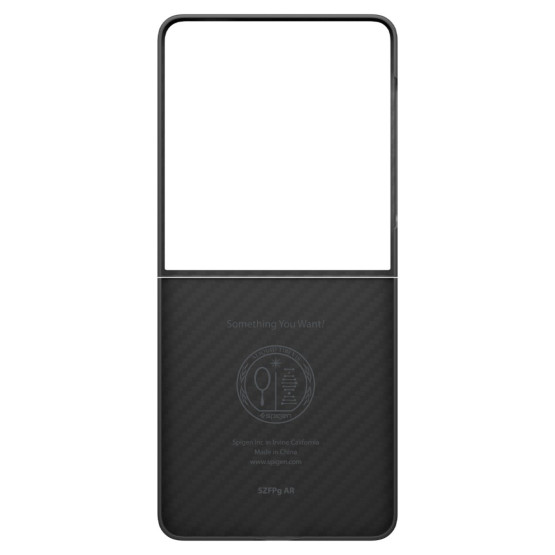 Гръб Spigen за Samsung Galaxy Z Flip 7, Air Skin, Aramid, Черен