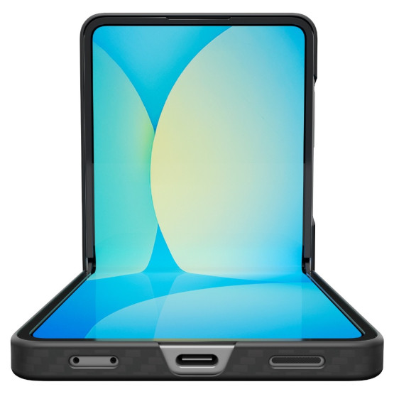Гръб Spigen за Samsung Galaxy Z Flip 7, Air Skin, Aramid, Черен