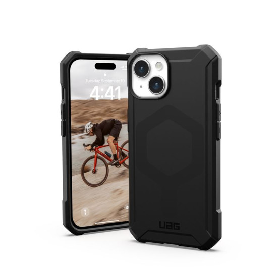 Гръб UAG Essential Armor MagSafe за iPhone 15 Plus - Черен