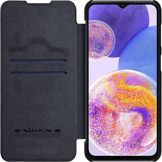Калъф Nillkin Qin Book Case за Samsung Galaxy A23 - Черен