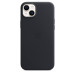 Оригинален гръб Apple Leather Magsafe Cover за iPhone 14 Plus, Midnight, MPP93ZM/A
