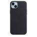 Оригинален гръб Apple Leather Magsafe Cover за iPhone 14 Plus, Midnight, MPP93ZM/A
