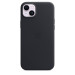 Оригинален гръб Apple Leather Magsafe Cover за iPhone 14 Plus, Midnight, MPP93ZM/A