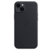 Оригинален гръб Apple Leather Magsafe Cover за iPhone 14 Plus, Midnight, MPP93ZM/A