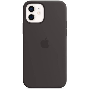 Оригинален гръб Apple Silicone Magsafe Cover for iPhone 12 Mini - Черен, MHKX3ZE/A