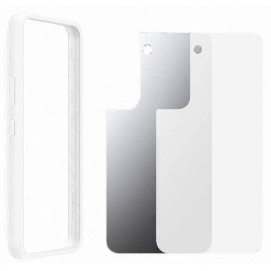 Оригинален гръб Samsung Frame Cover за Samsung Galaxy S22 - Бял, EF-MS901CWE