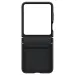 Оригинален гръб Samsung Leather Cover за Galaxy Z Flip 5 - Черен, EF-VF731PBE