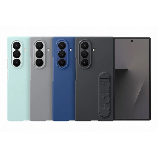 Оригинален гръб Samsung Silicone Cover за Galaxy Z Fold 7 - Син, EF-MF966CNE