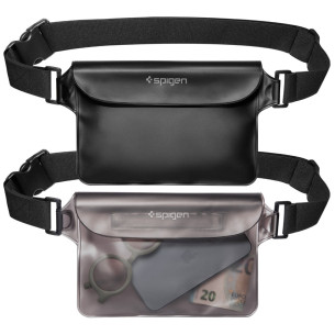 Водоустойчиви чанти Spigen Aqua Shield WaterProof Waist Bag A620 2 Pack Черна + опушено черна