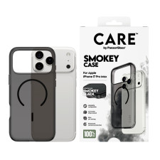 Гръб Care by PanzerGlass за iPhone 17 Pro Max, Flagship Case Urban Explorer Smokey w. Black MagSafe