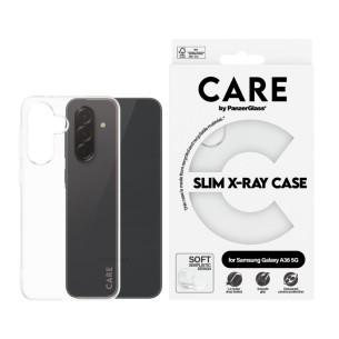 Гръб Care by PanzerGlass за Samsung Galaxy A36 5G, Fashionable Case Прозрачен X-Ray Soft Basic