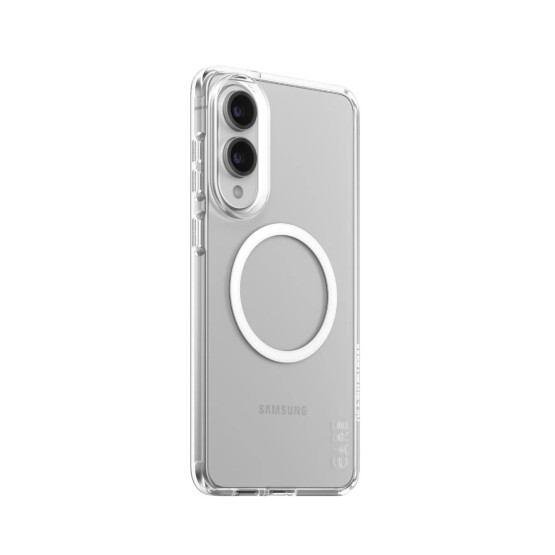 Гръб CARE by PanzerGlass за Samsung Galaxy S25 Edge, Flagship Urban White QI - Прозрачен