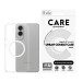 Гръб CARE by PanzerGlass за Samsung Galaxy S25 Edge, Flagship Urban White QI - Прозрачен