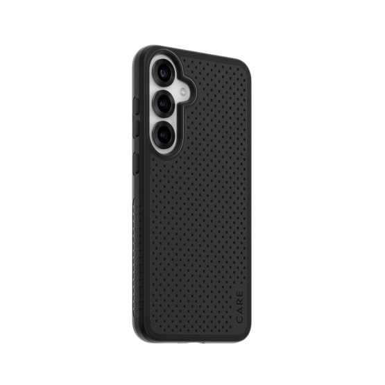 Гръб Care by PanzerGlass за Samsung Galaxy S25 Plus, Feature Case, Heat Beat, QI Compatible, Черен