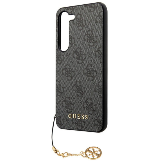 Гръб Guess 4G Charms Case за Samsung Galaxy S24 - Сив