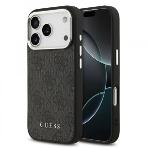 Гръб Guess 4G MagSafe Case за iPhone 17 Pro - Черен