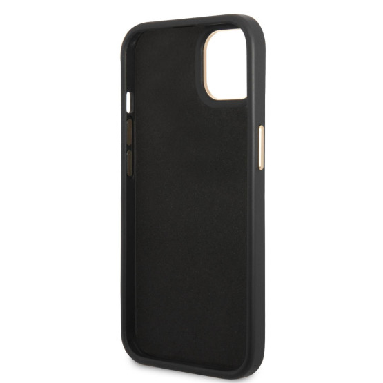 Гръб Guess PC/TPU 4G Metal Camera Outline Case за iPhone 14 Plus - Черен