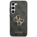 Гръб Guess PU 4G Metal Logo Case за Samsung Galaxy S24 - Сив