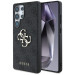 Гръб Guess за Samsung Galaxy S25 Ultra, PU, 4G Metal Logo Case, Черен