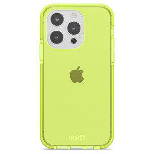 Гръб Holdit Seethru Case за iPhone 14 Pro - Acid Green