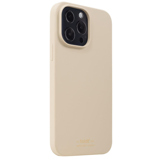 Гръб Holdit Silicone Case за iPhone 13 Pro - Beige
