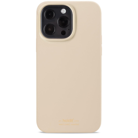 Гръб Holdit Silicone Case за iPhone 13 Pro - Beige