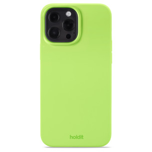 Гръб Holdit Silicone Case за iPhone 13 Pro Max - Acid Green