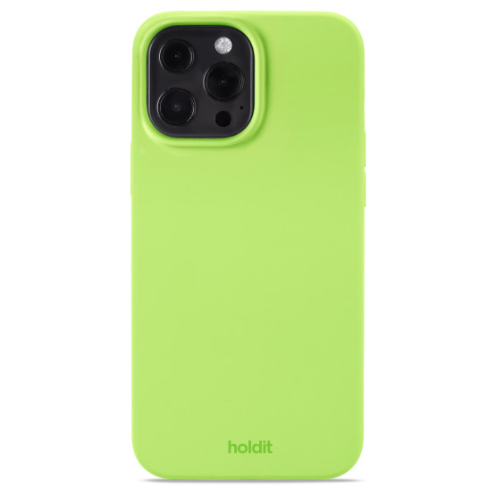 Гръб Holdit Silicone Case за iPhone 13 Pro Max - Acid Green