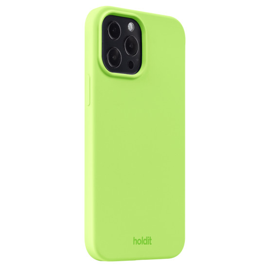 Гръб Holdit Silicone Case за iPhone 13 Pro Max - Acid Green