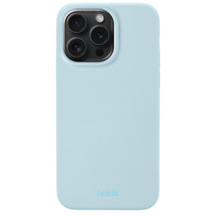 Гръб Holdit Silicone Case за iPhone 14 ProMax - Mineral Blue