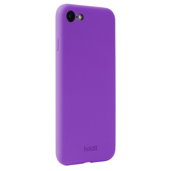 Гръб Holdit Silicone Case за iPhone 7/8/SE - Тъмно Лилав