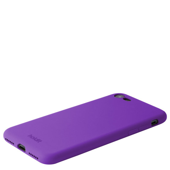 Гръб Holdit Silicone Case за iPhone 7/8/SE - Тъмно Лилав