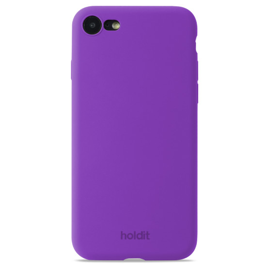 Гръб Holdit Silicone Case за iPhone 7/8/SE - Тъмно Лилав