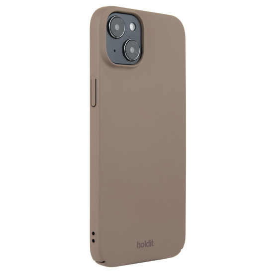 Гръб Holdit Slim Case за iphone 15 Plus - Кафяв