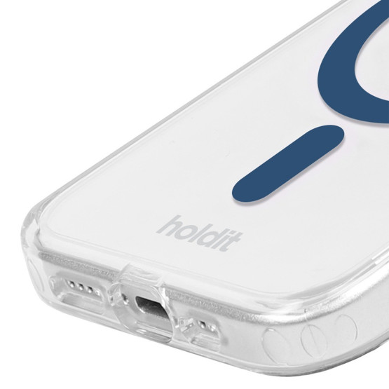 Гръб Holdit за iPhone 12/12 Pro, MagSafe Case - Син